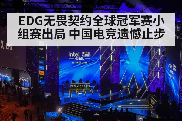 EDG无畏契约全球冠军赛小组赛出局 中国电竞遗憾止步